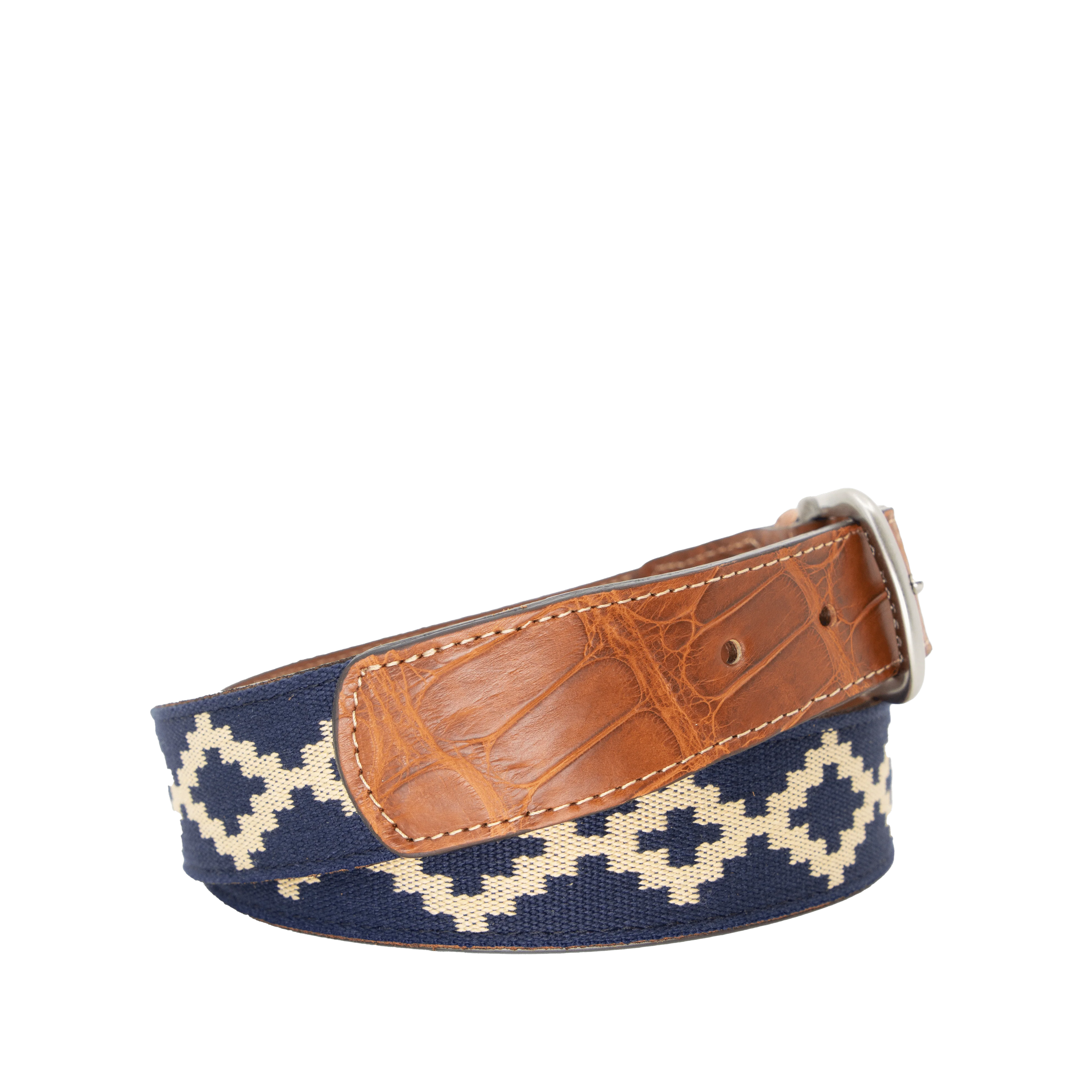 Corbina Alligator Woven Belt - Image 4