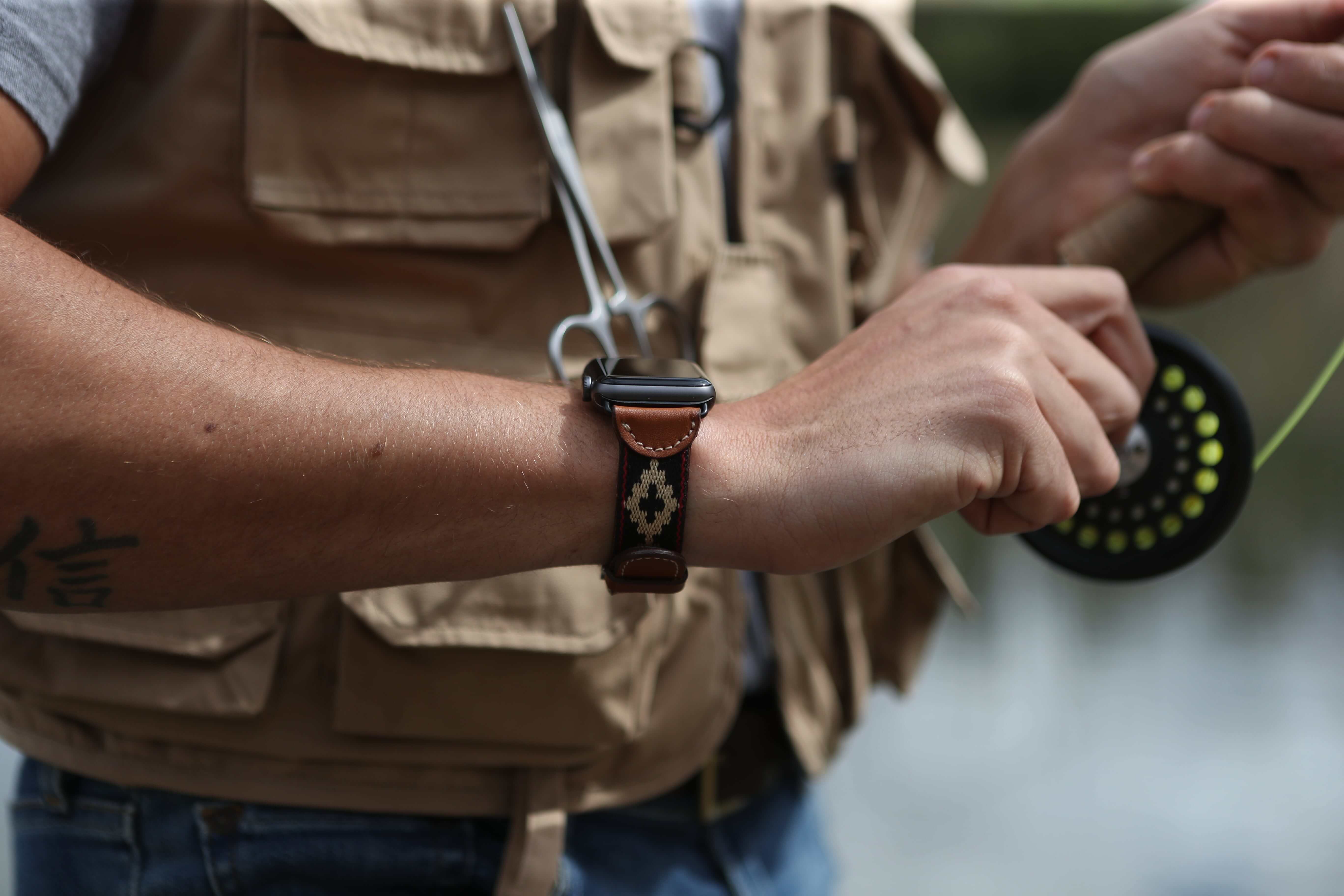 Corbina Black Apple Watch Band - Image 11
