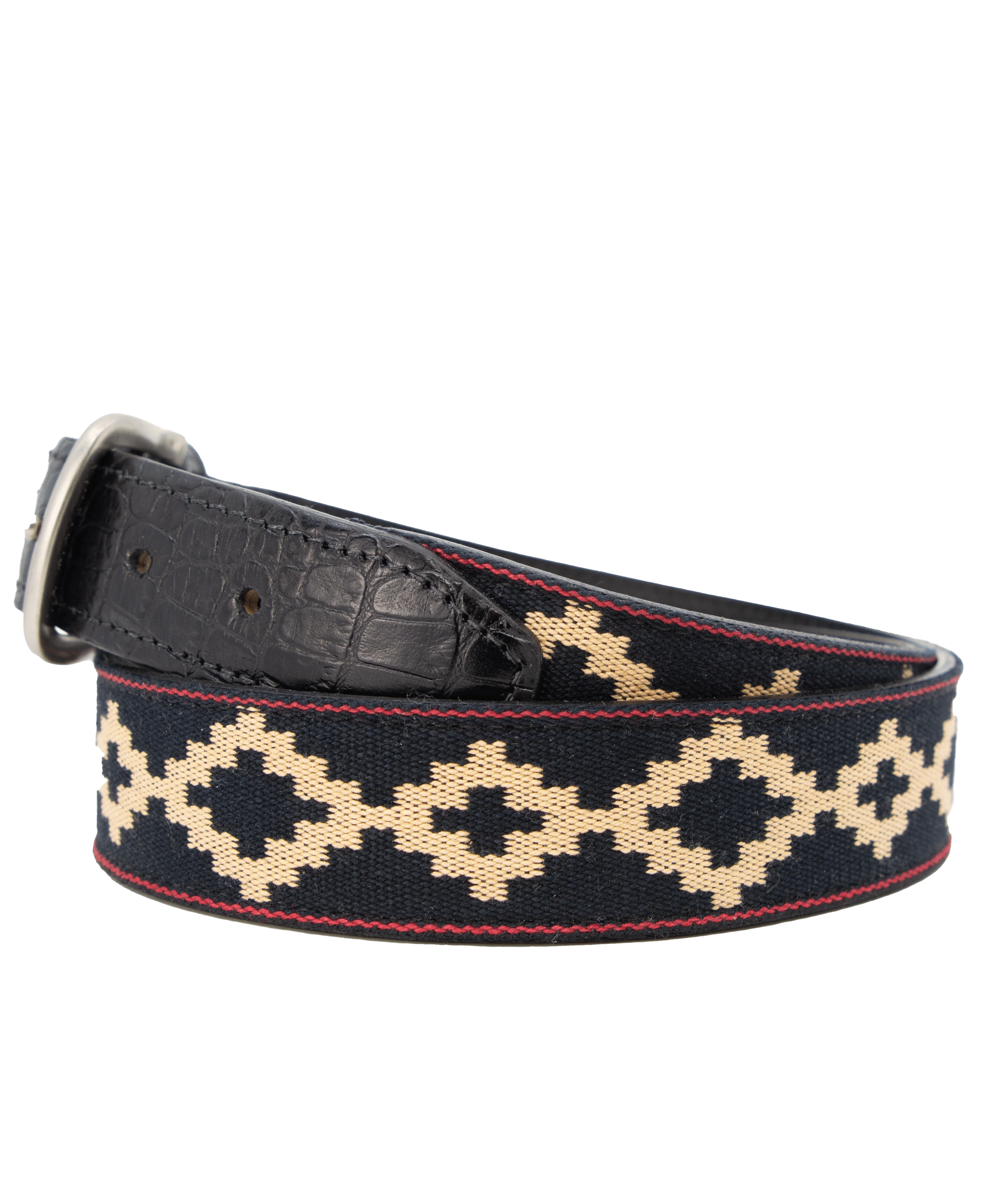 Corbina Black Woven Belt - Exótico Noche - Image 6